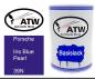 Preview: Porsche, Iris Blue Pearl, 39N: 500ml Lackdose, von ATW Autoteile West.